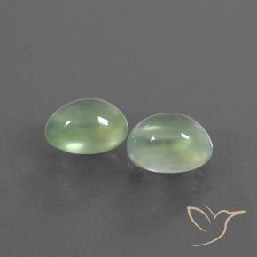 Gemme di Prehnite Giallo chiaro Verde naturale da 2.65 ct, Ovale, Trasparente