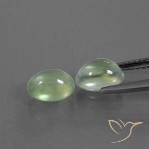 Gemme di Prehnite Giallo chiaro Verde naturale da 2.65 ct, Ovale, Trasparente