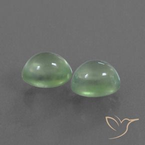 Gemme di Prehnite Verde giallastro naturale da 2.34 ct, Ovale, Trasparente