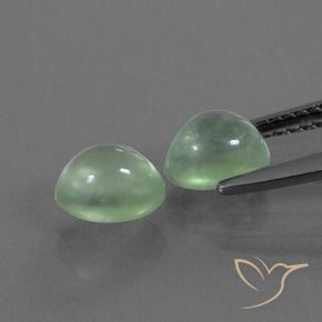 Gemme di Prehnite Verde giallastro naturale da 2.34 ct, Ovale, Trasparente