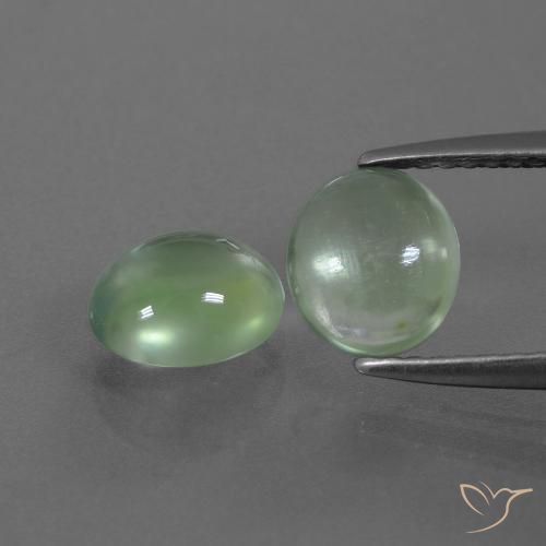 2.36ctw Naturale Verde chiaro Prehnite, Ovale, Trasparente