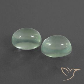 Gemme di Prehnite Giallo molto chiaro Verde naturale da 4.28 ct, Ovale, Trasparente