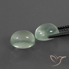 Gemme di Prehnite Giallo molto chiaro Verde naturale da 4.28 ct, Ovale, Trasparente