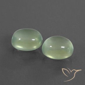 Gemme di Prehnite Giallo chiaro Verde naturale da 4.66 ct, Ovale, Trasparente