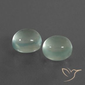 Gemme di Prehnite Giallo molto chiaro Verde naturale da 4.96 ct, Ovale, Trasparente
