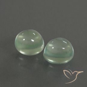 Gemme di Prehnite Verde molto chiaro naturale da 3.47 ct, Ovale, Trasparente