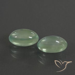 Gemme di Prehnite Verde giallastro naturale da 3.76 ct, Ovale, Trasparente