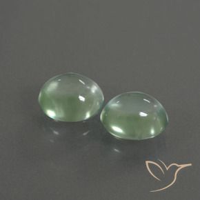 Gemme di Prehnite Giallo chiaro Verde naturale da 3.18 ct, Ovale, Trasparente