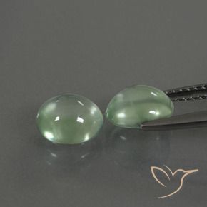 Gemme di Prehnite Giallo chiaro Verde naturale da 3.18 ct, Ovale, Trasparente