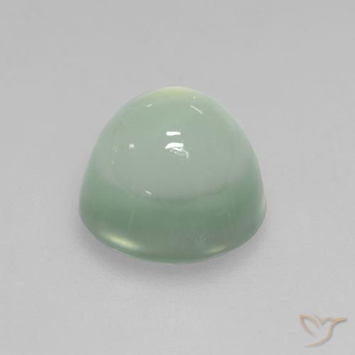 Prehnite Verde Pera Chiaro naturale da 3.14 ct, Ovale, Trasparente