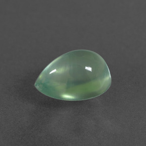 Prehnite Verde naturale da 2.30 ct, Forma a pera, Trasparente
