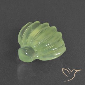 Prehnite Verde lime naturale da 14.49 ct, Taglio a fantasia, Traslucido