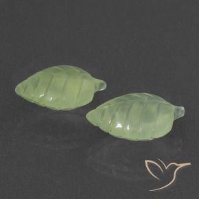 Gemme di Prehnite Giallo verde naturale da 8.94 ct, Taglio a fantasia, Traslucido