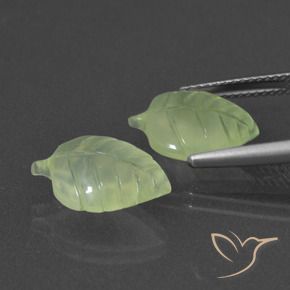 Gemme di Prehnite Giallo verde naturale da 8.94 ct, Taglio a fantasia, Traslucido
