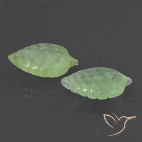 Gemme di Prehnite Giallo verde naturale da 8.63 ct, Taglio a fantasia, Traslucido