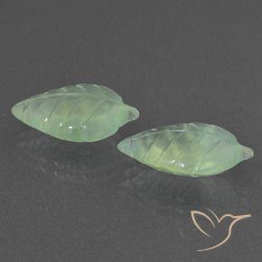 Gemme di Prehnite Giallo chiaro Verde naturale da 11.91 ct, Taglio a fantasia, Traslucido