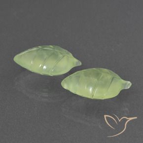 Gemme di Prehnite Verde lime naturale da 11.68 ct, Taglio a fantasia, Traslucido