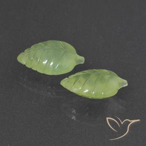Gemme di Prehnite Verde lime naturale da 8.80 ct, Taglio a fantasia, Traslucido