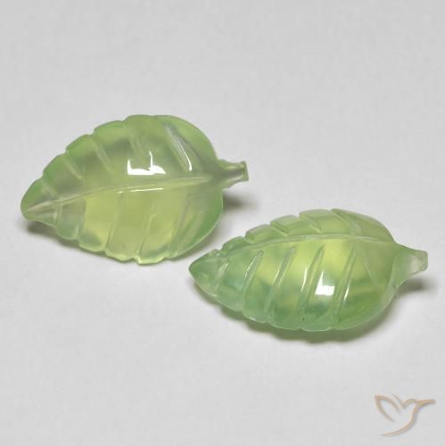 8.38ctw Naturale Verde lime chiaro Prehnite, Taglio a fantasia, Traslucido