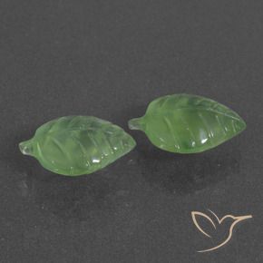 Gemme di Prehnite Verde giallastro naturale da 8.55 ct, Taglio a fantasia, Traslucido