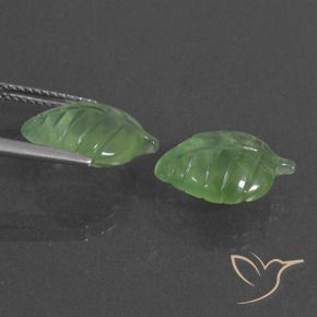 Gemme di Prehnite Verde giallastro naturale da 8.55 ct, Taglio a fantasia, Traslucido