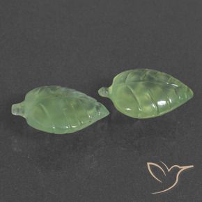 Gemme di Prehnite Verde Pera Pallido naturale da 10.56 ct, Taglio a fantasia, Traslucido
