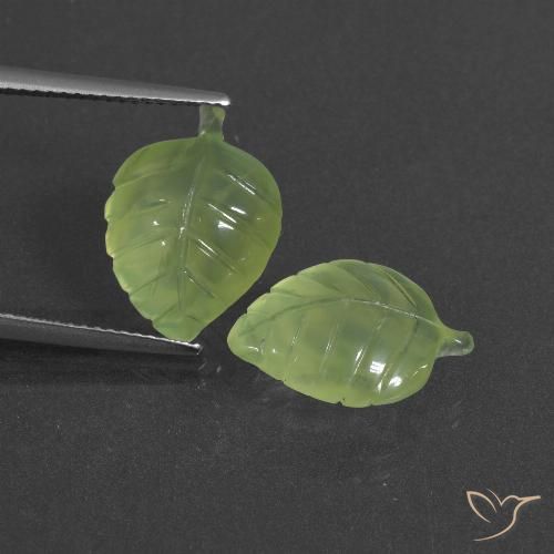 11.78ctw Naturale Giallo verde Prehnite, Taglio a fantasia, Traslucido, Photo A