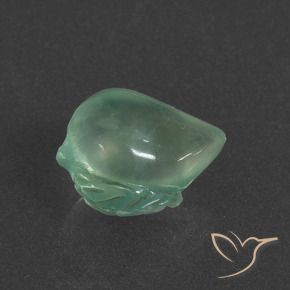 Prehnite Verde chiaro e freddo naturale da 5.19 ct, Taglio a fantasia, Traslucido