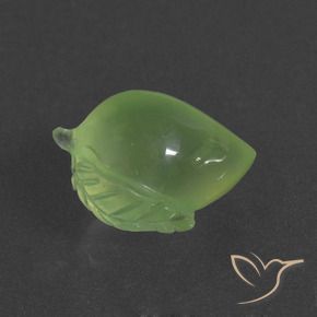 Prehnite Pera Verde naturale da 6.17 ct, Taglio a fantasia, Traslucido