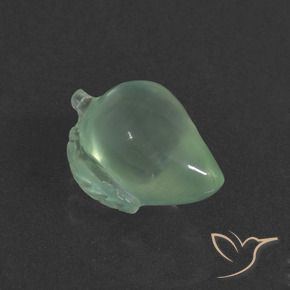 Prehnite Verde chiaro naturale da 5.05 ct, Taglio a fantasia, Traslucido