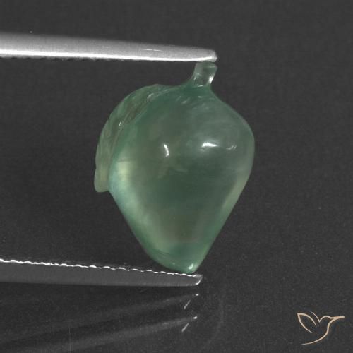 4.74ct Naturale Menta chiara Prehnite, Taglio a fantasia, Traslucido