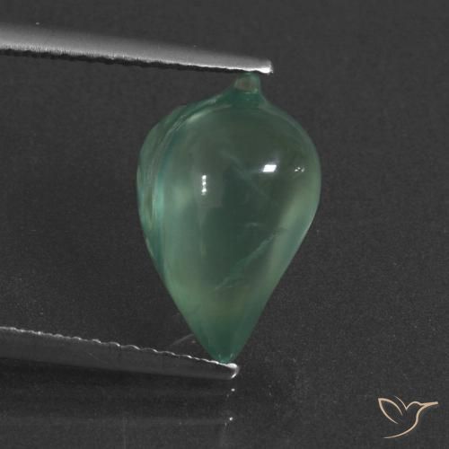 4.76ct Naturale Verde chiaro Prehnite, Taglio a fantasia, Traslucido