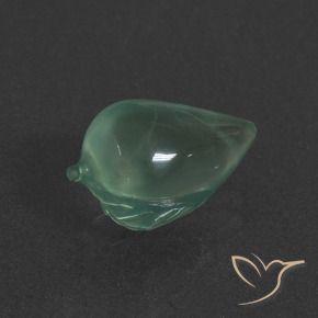 Prehnite Verde chiaro naturale da 4.76 ct, Taglio a fantasia, Traslucido