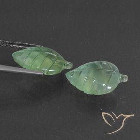 Gemme di Prehnite Verde giallastro naturale da 12.83 ct, Taglio a fantasia, Traslucido