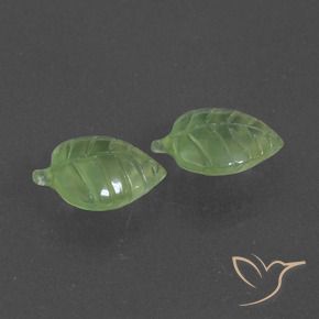 Gemme di Prehnite Verde medio naturale da 7.88 ct, Taglio a fantasia, Traslucido