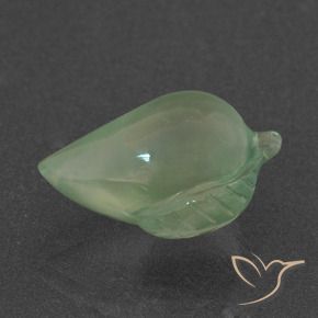 Prehnite Verde Pera Chiaro naturale da 7.18 ct, Taglio a fantasia, Traslucido