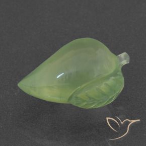 Prehnite Verde medio naturale da 8.47 ct, Taglio a fantasia, Traslucido
