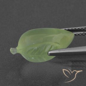 Prehnite Verde medio naturale da 8.47 ct, Taglio a fantasia, Traslucido
