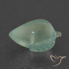 Prehnite Verde Menta Chiaro naturale da 8.43 ct, Taglio a fantasia, Traslucido