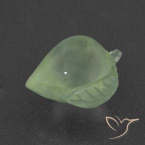 Prehnite Giallo verde naturale da 8.56 ct, Taglio a fantasia, Traslucido