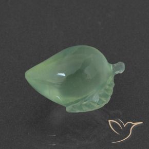 Prehnite Verde chiaro naturale da 6.25 ct, Taglio a fantasia, Traslucido