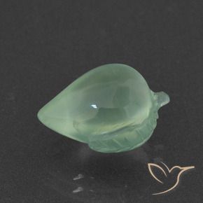Prehnite Menta verde naturale da 5.58 ct, Taglio a fantasia, Traslucido
