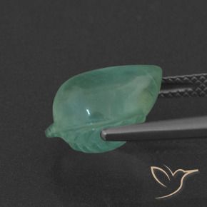 Prehnite Verde chiaro e freddo naturale da 5.79 ct, Taglio a fantasia, Traslucido
