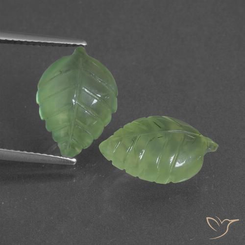 10.60ctw Naturale Verde lime Prehnite, Taglio a fantasia, Traslucido
