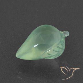 Prehnite Verde chiaro naturale da 6.28 ct, Taglio a fantasia, Traslucido