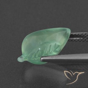 Prehnite Verde chiaro naturale da 6.28 ct, Taglio a fantasia, Traslucido