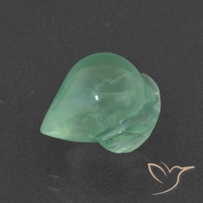 Prehnite Verde chiaro naturale da 6.68 ct, Taglio a fantasia, Traslucido