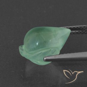Prehnite Verde chiaro naturale da 6.68 ct, Taglio a fantasia, Traslucido