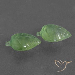 Gemme di Prehnite Verde lime naturale da 7.42 ct, Taglio a fantasia, Traslucido