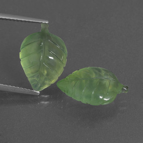 Gemme di Prehnite Verde naturale da  ct, Forma fantasia, Traslucido